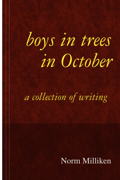 boys in trees in October
