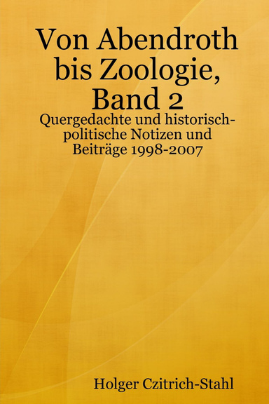 Von Abendroth bis Zoologie, Band 2