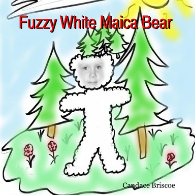 Fuzzy White Maica Bear