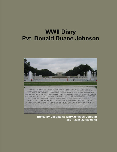 WWII Diary: Pvt. Donald Duane Johnson