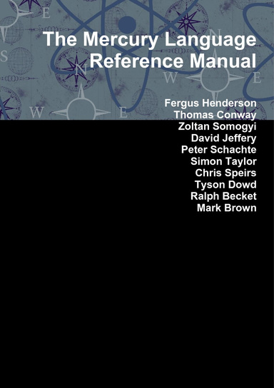The Mercury Language Reference Manual