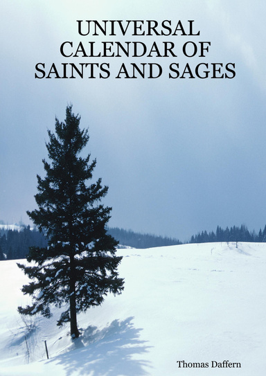 UNIVERSAL CALENDAR OF SAINTS AND SAGES