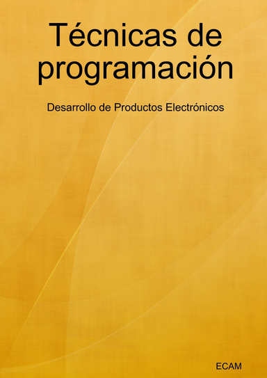 Técnicas de programción