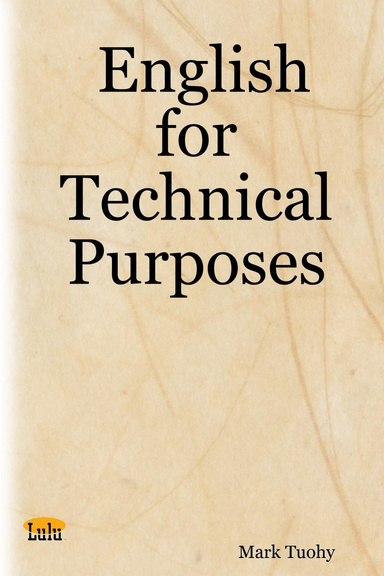 English for Technical Purposes