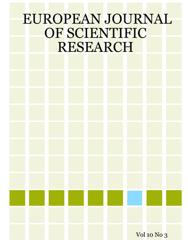 EUROPEAN JOURNAL OF SCIENTIFIC RESEARCH