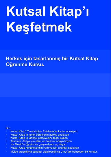 Kutsal Kitap’ı Keşfetmek