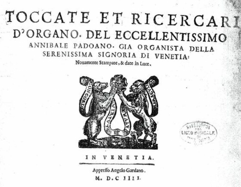 Toccate et Ricercari d'organo (facs. 1604)
