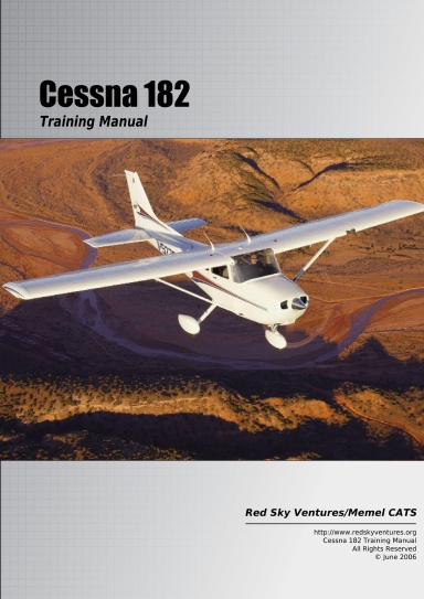 Cessna 182 Training Manual Coil Bound Large Edition