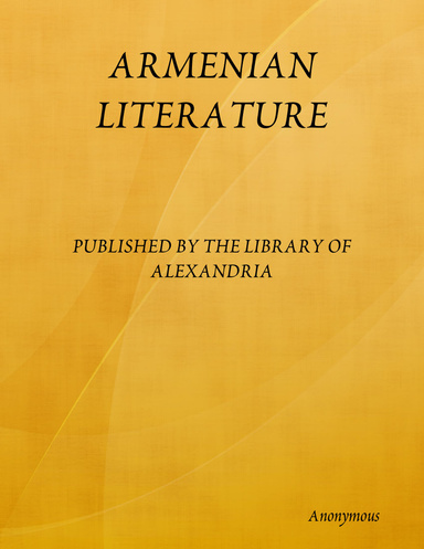 ARMENIAN LITERATURE