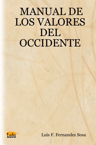 MANUAL DE LOS VALORES DEL OCCIDENTE