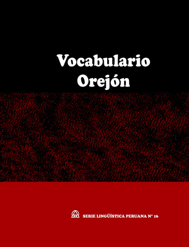 Vocabulario Orejón (SLP N° 16)