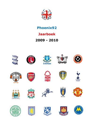 Phoenix92 Jaarboek 2009-2010
