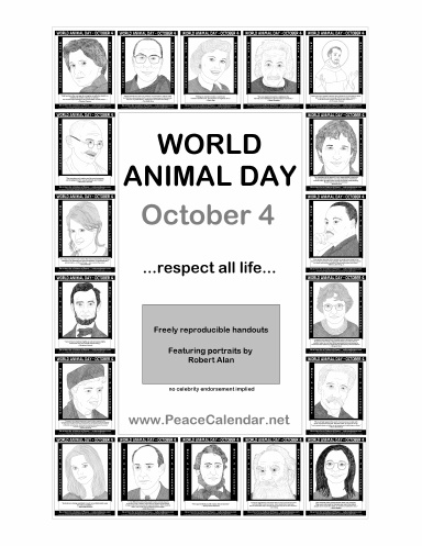 World Animal Day - October 4