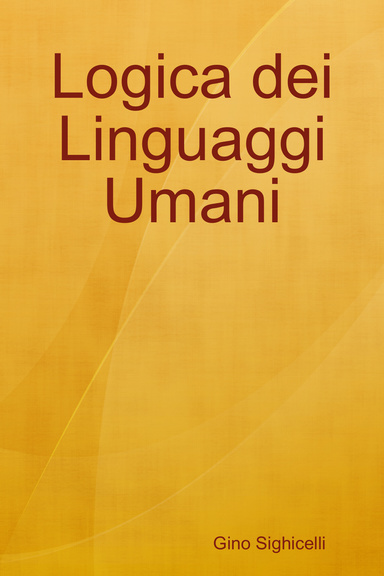Logica dei Linguaggi Umani