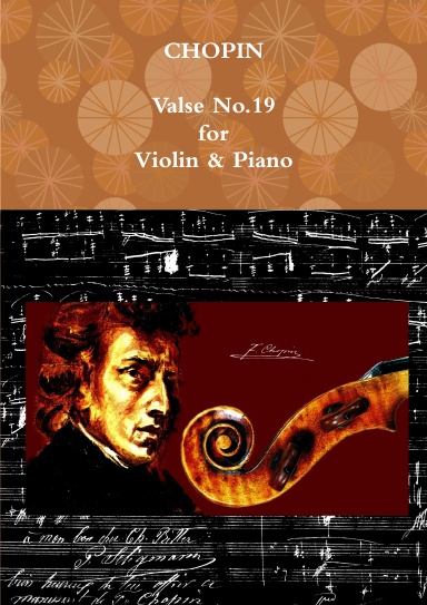 Valse No.19 for Violin & Piano.Sheet Music.