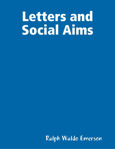 Letters and Social Aims