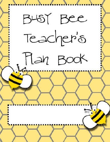 Bee Themed Teacher Planner