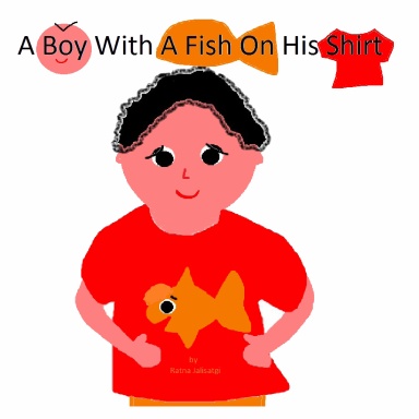 A Boy With A Fish On His Shirt