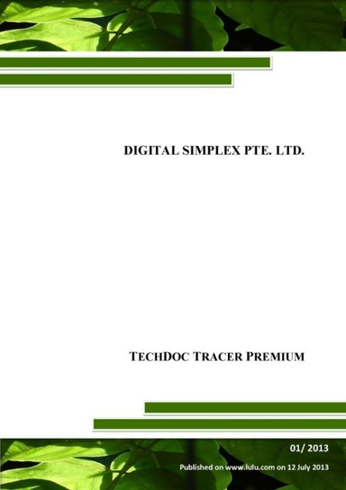 Tech Doc Tracer Premium 01/2013