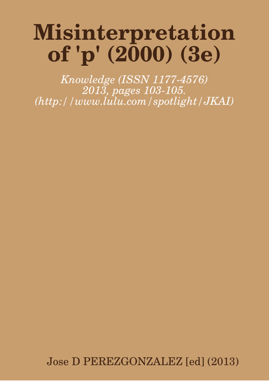 Misinterpretation of p 2000 3e