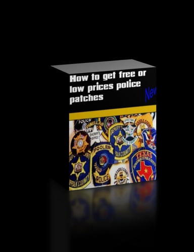 Get free or low prices police patches