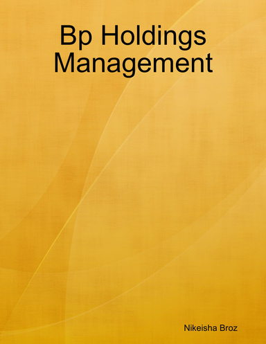 Bp Holdings Management