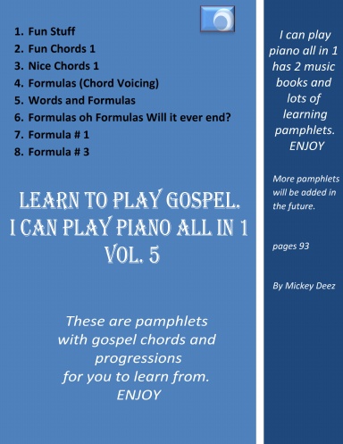 I Can Play Piano All In 1 Vol. 5