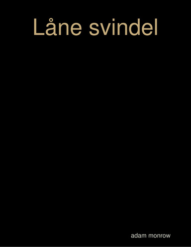Låne svindel