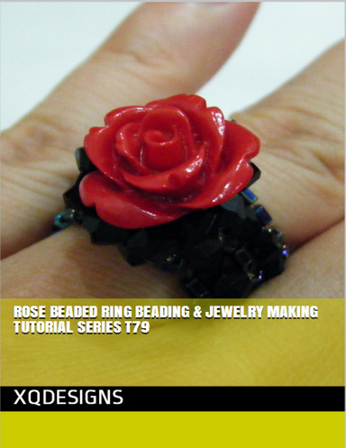 Rose Beaded Ring: Beading & Jewelry Making Tutorial Series T79