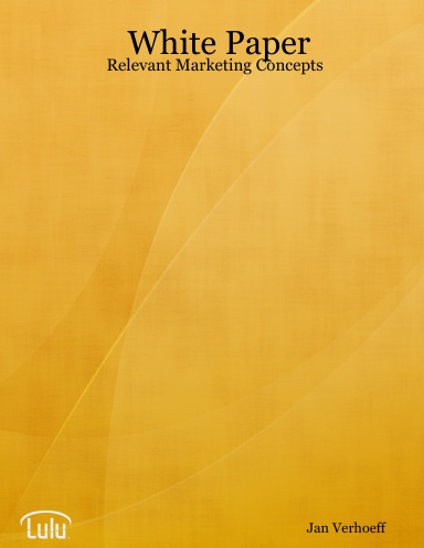 White Paper - Relevant Marketing Concepts