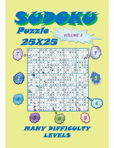 Sudoku Puzzle 25X25, Volume 3