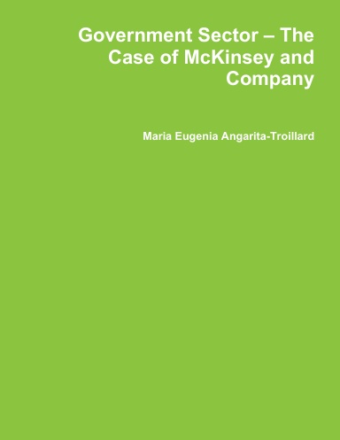 Government Sector – The Case of McKinsey and Company