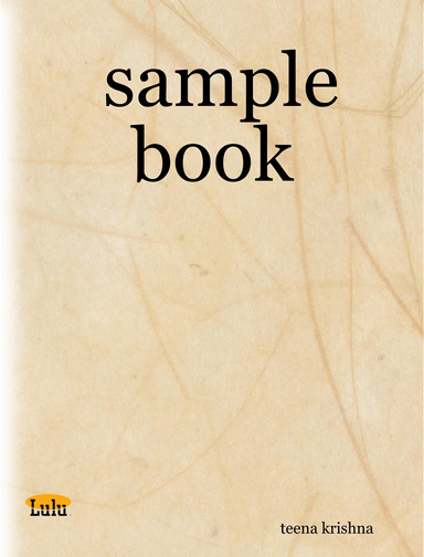 sample book
