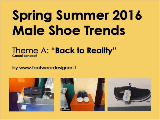 Spring Summer 2016 Male Shoe Trends, Theme A