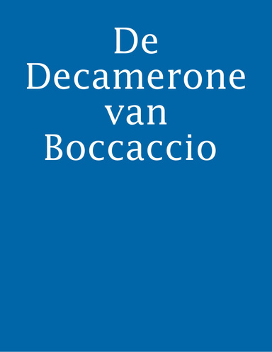 Decamerone van Boccaccio