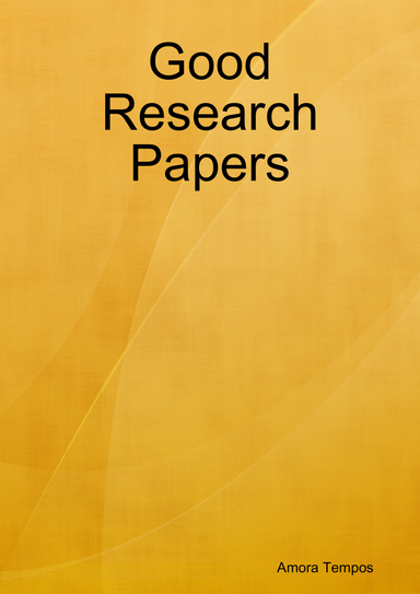 Good Research Papers