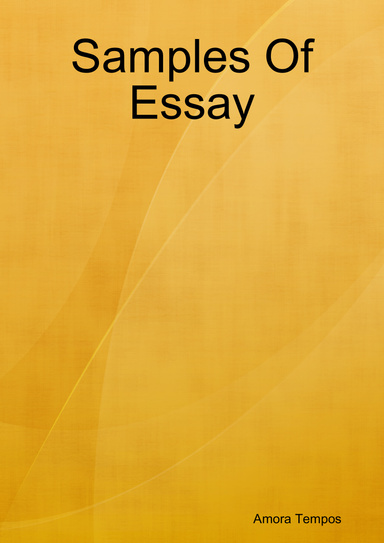 Samples Of Essay