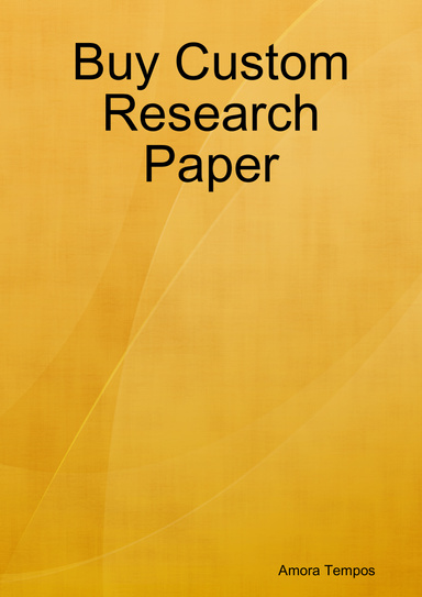 Buy Custom Research Paper