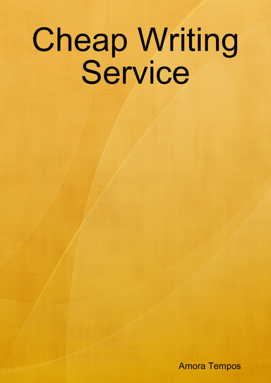 Cheap Writing Service