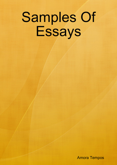 Samples Of Essays