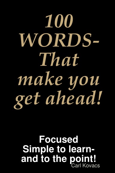 100 WORDS-That smart people use to get ahead