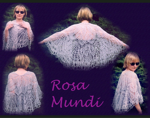 Rosa Mundi Knit Lace Shawl