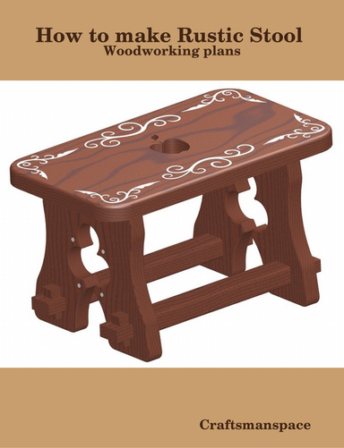 How to make Rustic Stool - Free woodworking plans