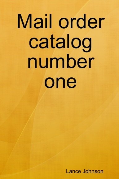 Mail order catalog number one