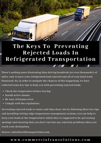 The Keys To Preventing Rejected Loads In Refrigerated Transportation