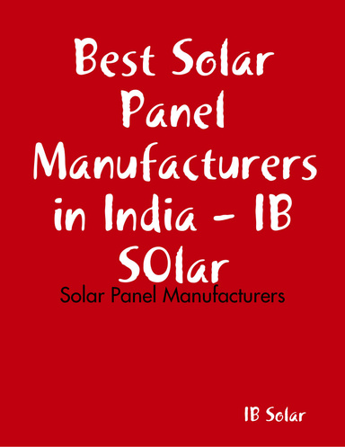 Best Solar Panel Manufacturers in India