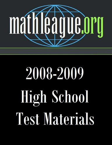High School Test - 10908 (May 2009)