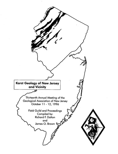 GANJ 13: Karst Geology of New Jersey and Vicinity
