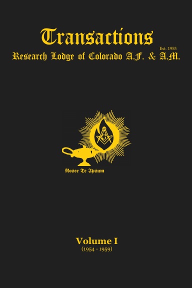 Transactions of Research Lodge of Colorado