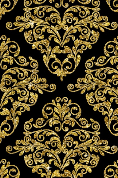 Black Scroll Fashion Notebook